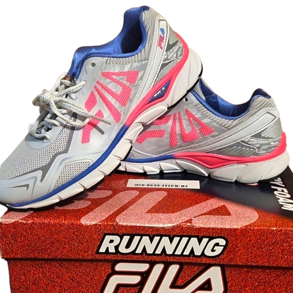 Fila Memory Complexity 2 Gray Pink Purple Running Sneakers Athletic Shoes Sz 9 - Picture 3 of 9